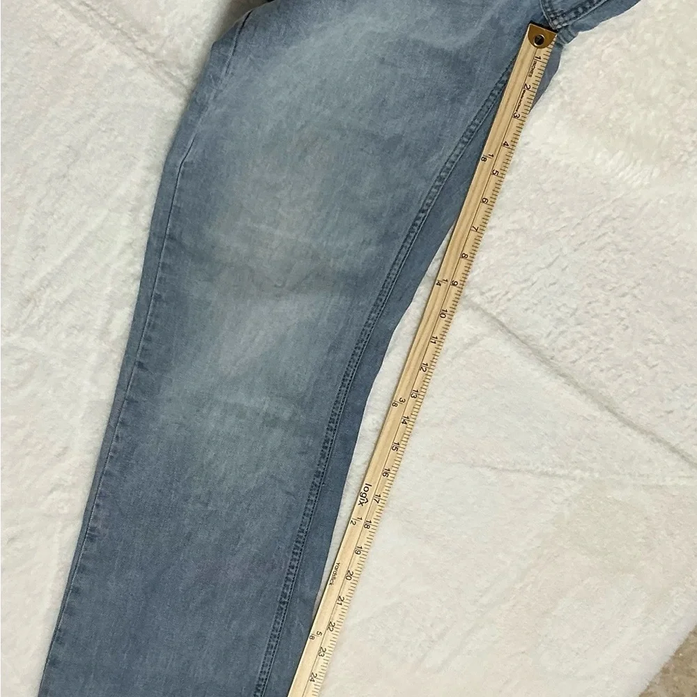 Levi's Blue Flare Wide Leg Jeans - Picture 6 of 7